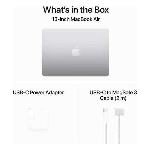 Apple MacBook Air 13.6" M3-chip, 8‑core CPU, 8‑core GPU, 8GB RAM, 256GB SSD, Silver /MRXQ3/ - 6