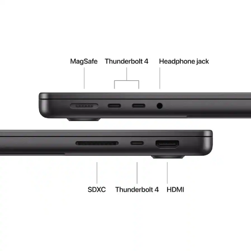 Apple MacBook Pro 14" M5 Chip, 10-core CPU, 10-core GPU, 24GB RAM, 1TB SSD, Space Black /MDE34/ - 3