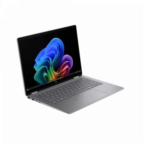 HP OmniBook X Flip 2-in-1 Laptop 14-FM0098TU Next Gen AI Intel Core Ultra 5 226V, DDR5 16GB LPDDR5x RAM, 512GB PCIe Gen4 NVMe M.2 SSD, Intel Arc 130V Graphics, 14-inch 2K Antiglare Multi-Touch, Win11 Home, Meteor Silver Aluminum - 3