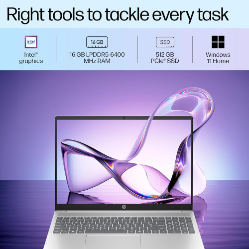 HP Pavilion 16-af0036TU, Ultra 7-155U, DDR5 16GB RAM, 512GB PCIe SSD, Intel Graphics, 16-inch WUXGA Antiglare, Natural Silver - 4