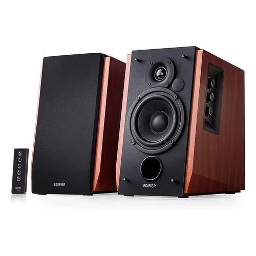 Edifier R1700BT 2.0 Bookshelf Bluetooth Speaker, Brown / Чанга яригч / - 4