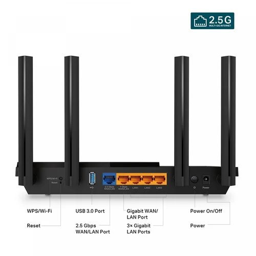 TP-Link Archer AX55 Pro AX3000 Dual-Band Gigabit Wi-Fi 6 Router with 2.5G Port / Свич салаалагч , Сүлжээний Төхөөрөмж / - 2