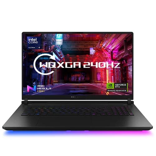 ASUS ROG Strix SCAR G18 G835LR-S9094M Intel Core Ultra 9-275HX, DDR5 5600Mhz 32GB RAM, 1TB M.2 NVMe PCIe 4.0 SSD, NV RTX5070Ti 16Gb, 18-inch 2.5K Nebula 240Hz Pantone Display, Win11 Home, Off Black - 1