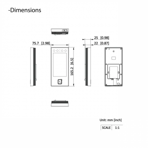 Hikvision Face Recognition Access Terminal DS-K1T344MX-E1 / Цаг бүртгэл , Нэвтрэх Систем / - 3
