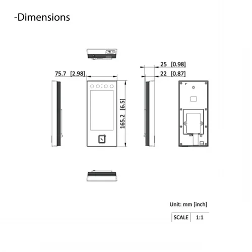 Hikvision Face Recognition Access Terminal DS-K1T344MX-E1 / Цаг бүртгэл , Нэвтрэх Систем / - 3