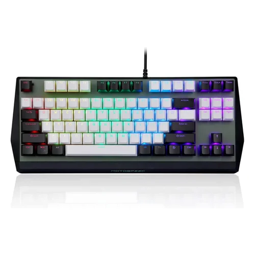 Motospeed CK73 Mechanical Gaming Keyboard with RGB, Black - 1