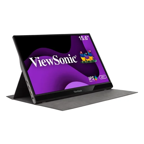 ViewSonic VG1655 15.6-inch Portable 1080p Monitor with USB-C and Mini HDMI - 1