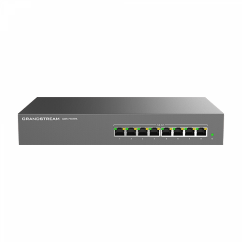 Grandstream GWN7701PA 8-Port Gigabit Unmanaged POE Network Switch