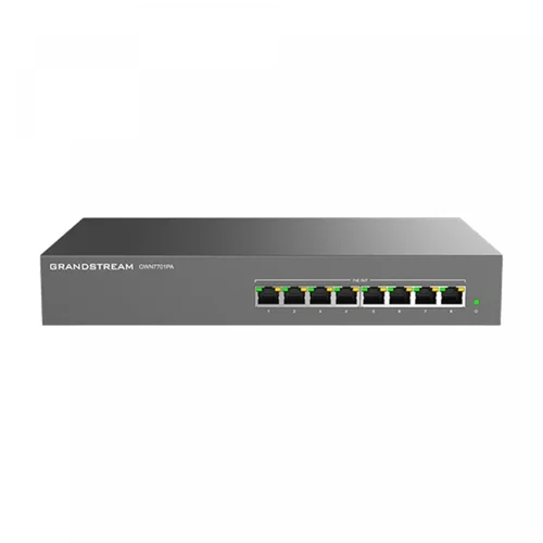 Grandstream GWN7701PA 8-Port Gigabit Unmanaged POE Network Switch / Свич салаалагч , Сүлжээний Төхөөрөмж /