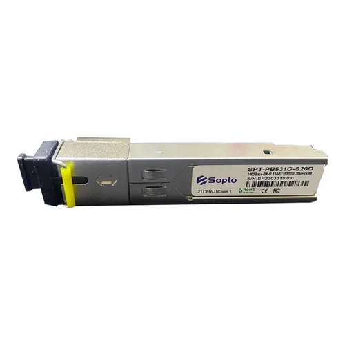 Sopto SPT-PB531G-S20D SFP BIDI 1550nmTx/1310nmRx 1.25G SC Interface 20km Transceiver / Шилэн кабелийн хөрвүүлэгч , Сүлжээний Төхөөрөмж /