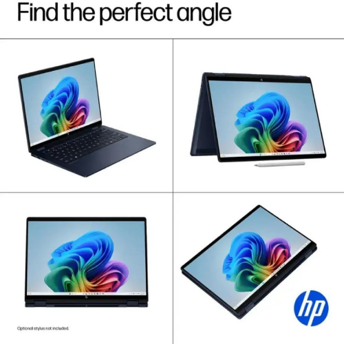 HP OmniBook X Flip 2-in-1 Laptop 14-FM0065TU Intel Core Ultra 7-256V, 16GB LPDDR5x RAM, 512GB PCIe Gen4 NVMe M.2 SSD, Intel Arc 140V Graphics, 14-inch 2K IPS Multi-Touch, Win11 Home, Meteor Silver Aluminum - 6