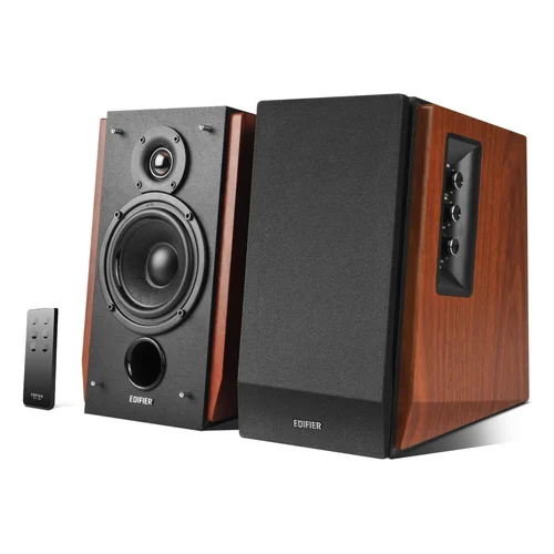 Edifier R1700BT 2.0 Bookshelf Bluetooth Speaker, Brown / Чанга яригч / - 1