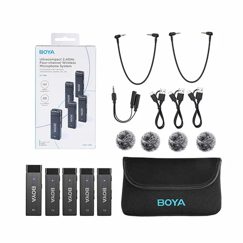 BOYA BY-W4 Ultracompact 2.4GHz Wireless Microphone System - 4