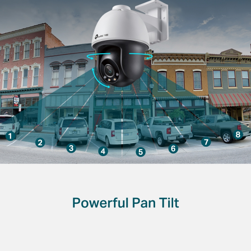 TP-Link VIGI C540 4MP Outdoor Full-Color Pan Tilt Network Camera / Хөдөлгөөнт Гадаа Хяналтын Камер / - 3