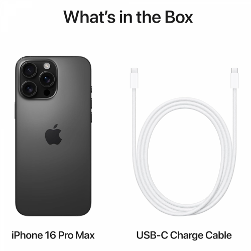 Apple iPhone 16 Pro Max 256GB, Black Titanium - 6