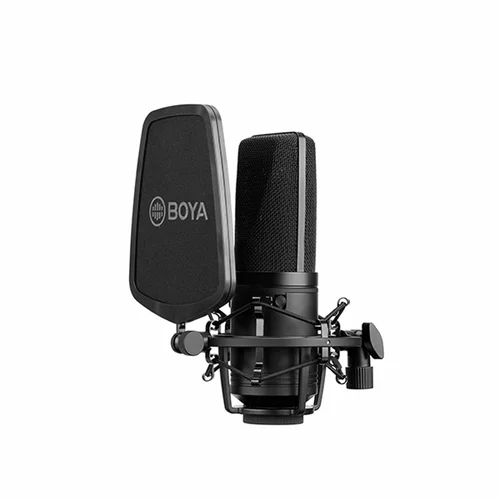 BOYA BY-M1000 Large-Diaphram Multi-Pattern Condenser Studio Microphone - 1