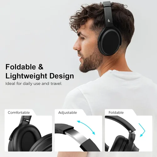 Edifier WH700NB Pro Active Noise Cancelling Bluetooth Headphones, Ivory / Чихэвч / - 2