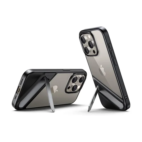 UGREEN Kickstand Protective Case for iPhone 15 Plus, Black (25405) - 1