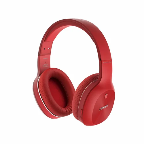 Edifier W800BT Plus Bluetooth Headphones, Red - 1