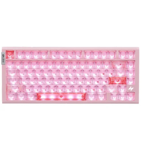 ATK RS7 Air RGB Hall Effect Magnetic Gaming Keyboard Pink - 1