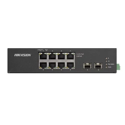 Hikvision 8-Port Gigabit Unmanaged Hi-PoE Switch Without Power Supply DS-3T0510HP / Свич салаалагч , Сүлжээний Төхөөрөмж / - 1