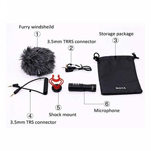 BOYA BY-MM1 Mini Cardioid Condenser Microphone / Микрофон / - 3