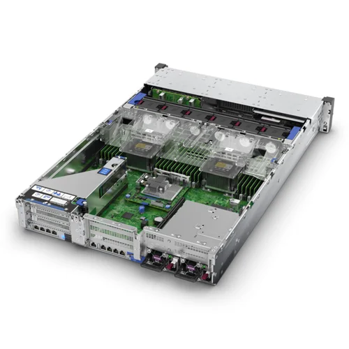HPE Pro DL380 Gen10 SFF, Intel Xeon-Silver 4214, 16GB DDR4- 2933*2, 2.4TB SAS 12G 10K 2.5"  HDD *4, 1.92TB SAS 12G Mixed Use SFF 2.5" SSD*2, 800W Platinum Power Supply*2 - 6
