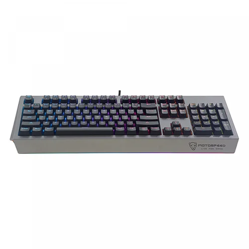 Motospeed CK99 Wired Mechanical Gaming Keyboard with RGB, Black - 2