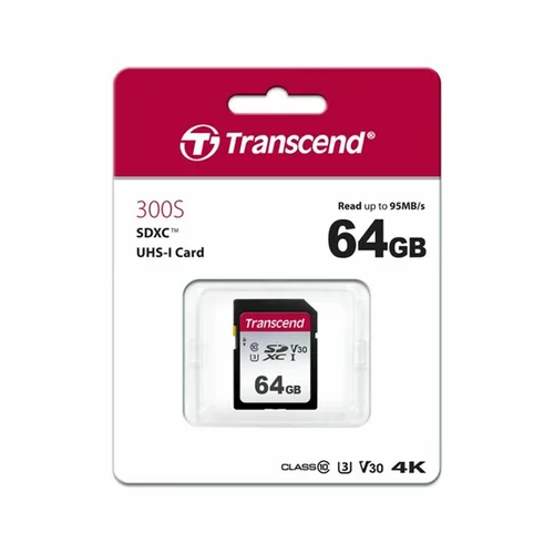 Transcend 64GB 300S UHS-I SDXC 90MB/s SD Memory Card /TS64GSDC300S/ - 2