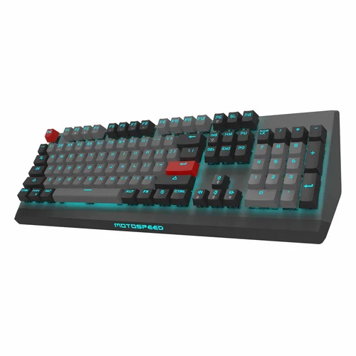 Motospeed CK74 Wired Gaming Mechanical Keyboard Grey - 3