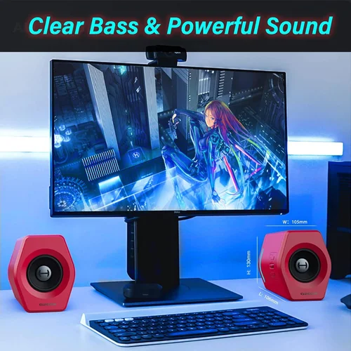 Edifier HECATE G2000 Bluetooth Gaming Speaker, Red / Чанга яригч / - 8