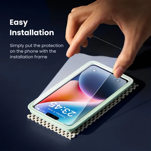 UGREEN 6.1" HD Tempered Glass Screen Protector for iPhone 15 Pro (25591) - 6