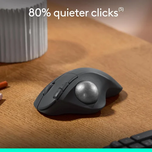 Logitech Ergo M575S Wireless Trackball Mouse Black - 4