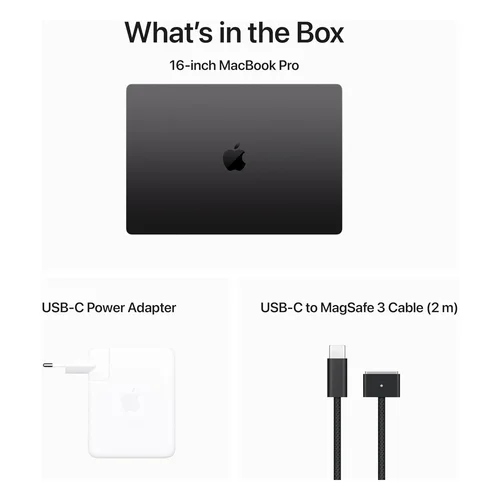 Apple MacBook Pro 16" M3 Pro Chip 12-Core CPU 18-Core GPU, 18GB RAM, 512GB SSD, Space Black /MRW13/ - 6