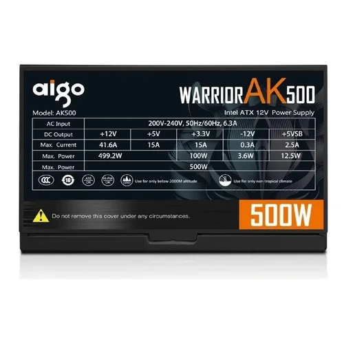 Aigo Power 500W Dark Knight 650DK Desktop Power Supply / Тэжээлийн блок / - 3