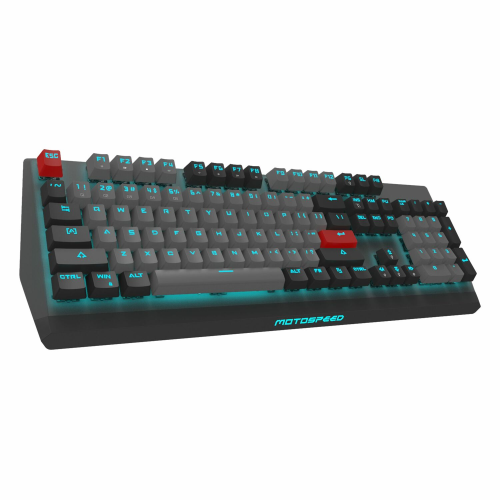 Motospeed CK74 Wired Gaming Mechanical Keyboard Grey - 2
