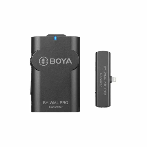 BOYA BY-WM4 PRO-K3 Digital Wireless Omni Lavalier Microphone System for Lightning iOS Devices (2.4 GHz) - 1