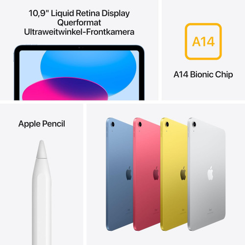 Apple iPad 10.9-inch (10th gen) Wi-Fi 64GB Yellow /MPQ23/ / Таблет / - 2