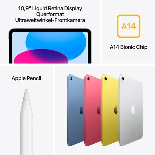 Apple iPad 10.9-inch (10th gen) Wi-Fi 64GB Yellow /MPQ23/ / Таблет / - 2