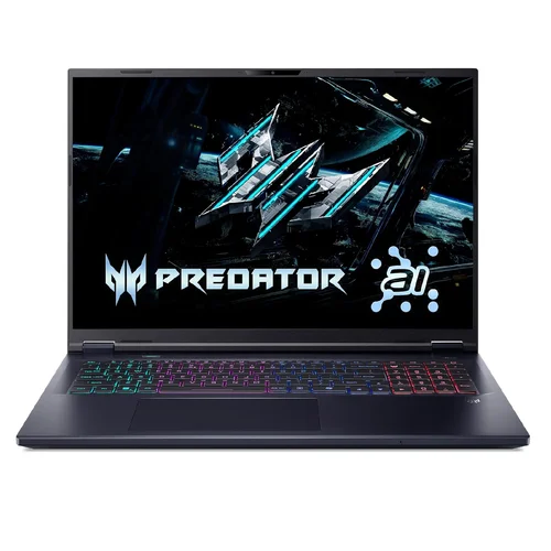 Acer Predator Helios 18 AI PH18-73-96CY Intel Core Ultra 9-275HX, DDR5 64GB RAM, 1TB PCIe NVMe SSD, NV RTX5080 16Gb, 18-inch WQXGA IPS Mini LED 250Hz, Win11 Home, Black - 1