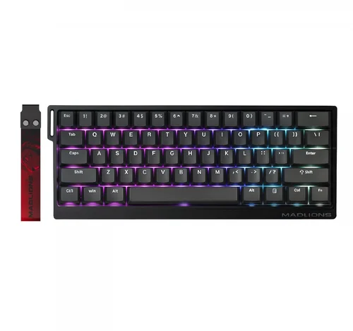 ATK FGG MAD 60 RGB Magnetic Gaming Keyboard, Black - 1