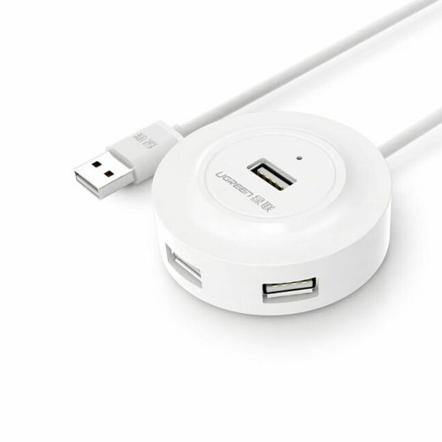 UGREEN 4-Port USB 2.0 Hub 1m, White (20270)