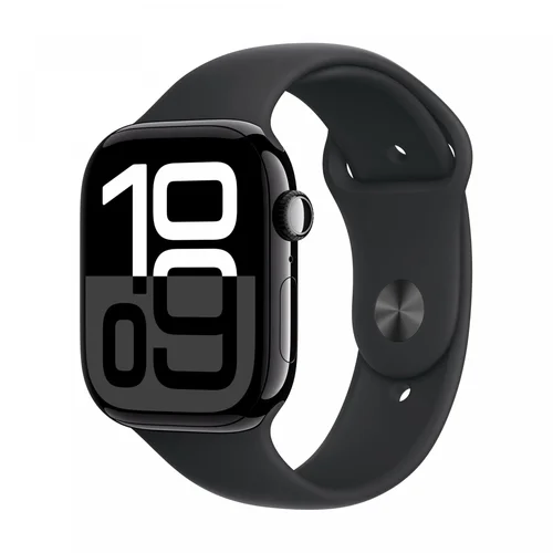 Apple Watch Series 10 GPS 46mm Jet Black Aluminium Case with Black Sport Band (S/M) /MWWP3/ - 1