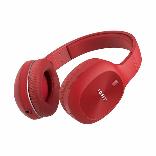 Edifier W800BT Plus Bluetooth Headphones, Red - 3