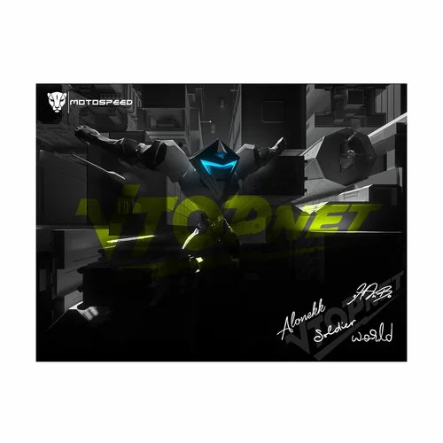 Motospeed P50 Gaming Mouse Pad Black /400x300x3mm/