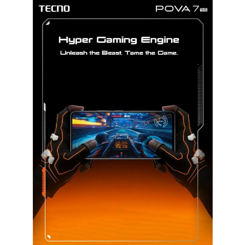 Tecno POVA 7 Ultra 5G 12+256GB, Geek Black - 4