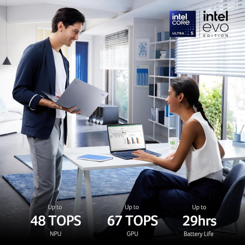 Acer Swift 14 AI SF14-51-55J3 Intel Core Ultra 5, DDR5 16GB RAM, 512GB PCIe NVMe Gen4 M.2 SSD, Intel Arc Graphics, 14-inch WUXGA OLED, Win11 Home, Steam Blue - 4