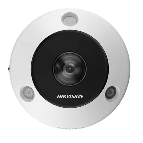 Hikvision 12MP DeepinView Fisheye 1.29mm Network Camera DS-2CD63C5G1-IVS / Загасан нүдэт, хяналтын камер / - 1