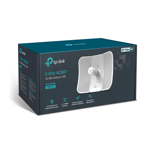 TP-Link Pharos CPE710 5GHz AC 867Mbps 23dBi Outdoor CPE - 4
