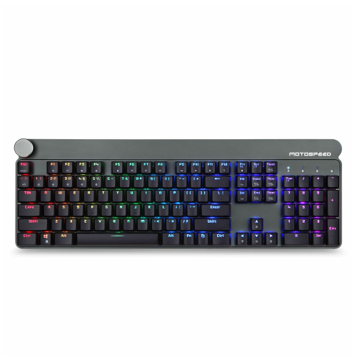 Motospeed GK81 Wireless and wired 2-in-1 Mechanical Keyboard, Black
